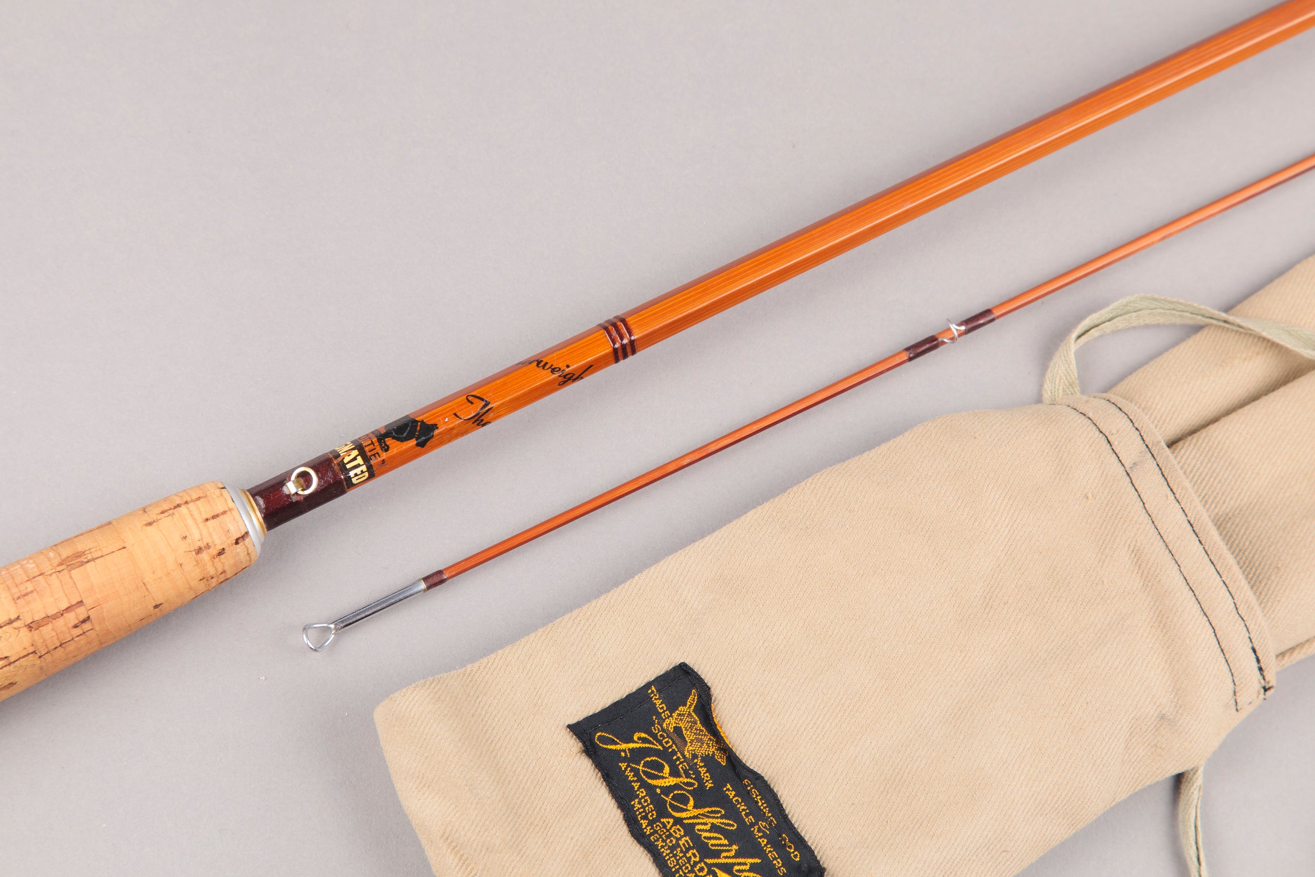 cane fly fishing rods uk Bob Clay (Riverwatch) Bamboo Rod 11' 3/2 #6/7 Milwards Flyrover 9 5 split
