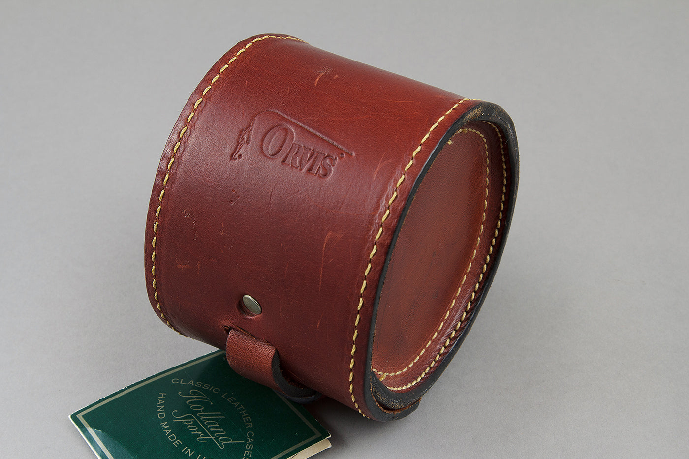 Orvis & Holland – Leather Reel Case 4