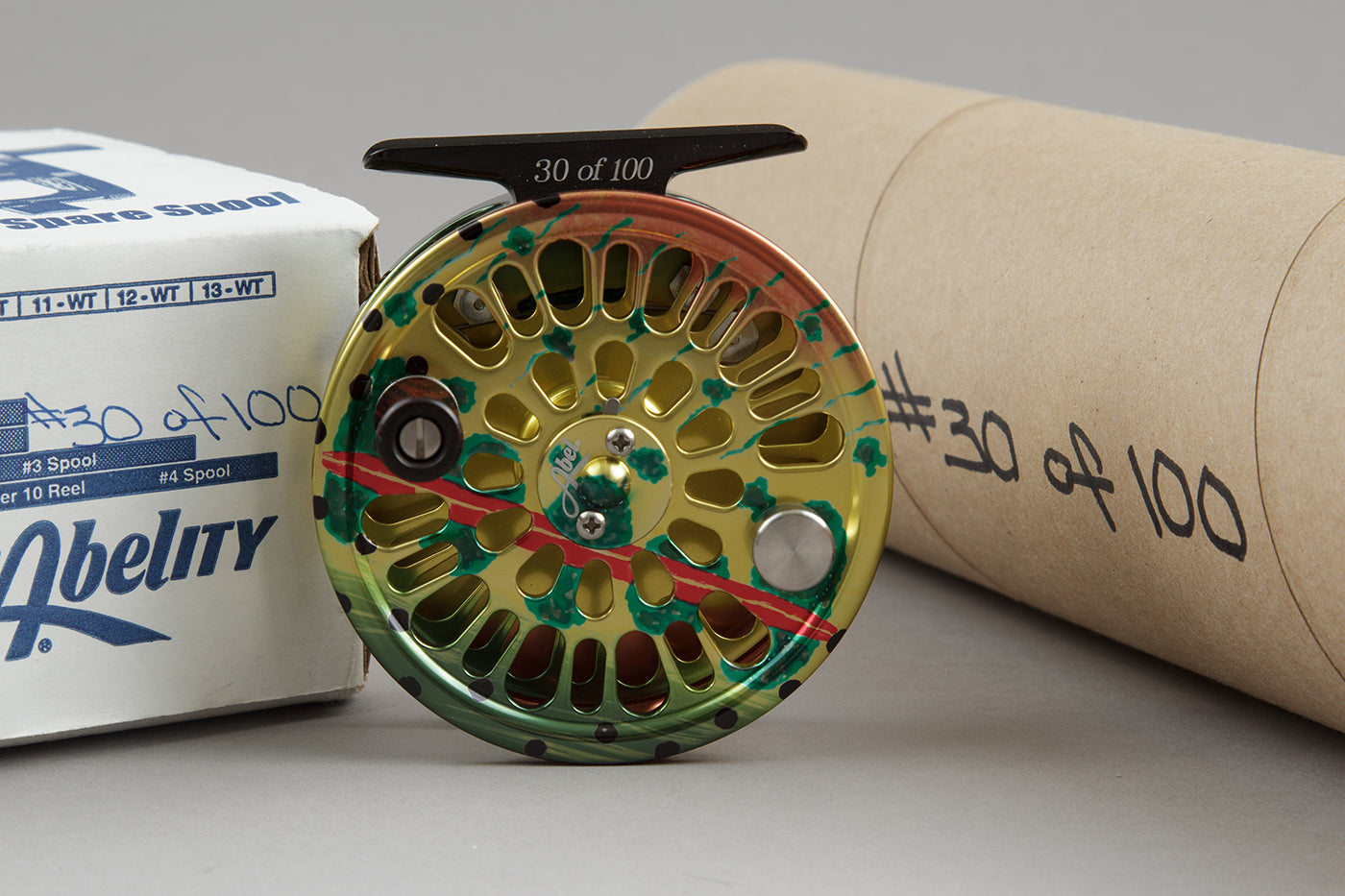 brook trout fly reel Abel - Creek #1 Golden Trout, #30 of 100